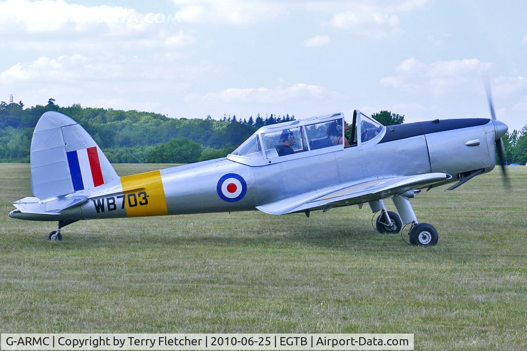 G-ARMC, 1950 De Havilland DHC-1 Chipmunk 22A C/N C1/0151, 1950 De Havilland DHC-1 CHIPMUNK 22A, c/n: C1/0151 Serial WB703 - visitor to AeroExpo 2010