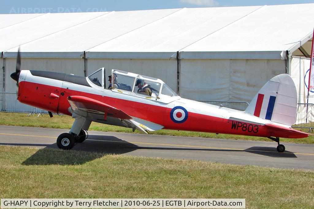 G-HAPY, 1952 De Havilland DHC-1 Chipmunk T.10 C/N C1/0697, 1952 De Havilland DHC-1 CHIPMUNK 22, c/n: C1/0697 based at Booker