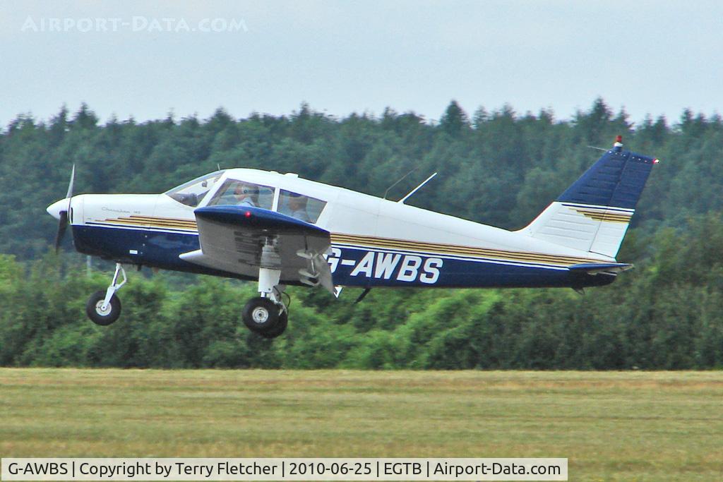 G-AWBS, 1968 Piper PA-28-140 Cherokee C/N 28-24331, 1968 Piper PIPER PA-28-140, c/n: 28-24331 a visitor to AeroExpo 2010