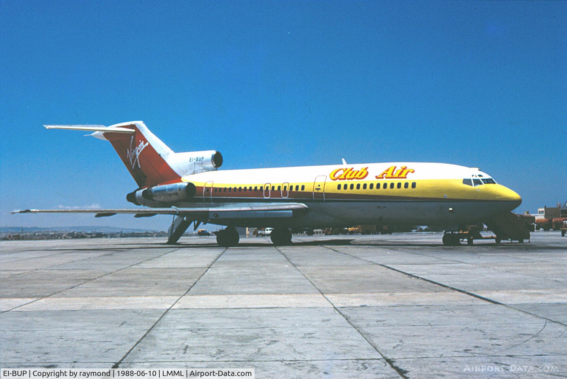 EI-BUP, 1966 Boeing 727-46 C/N 18877, B727 of Club Air.