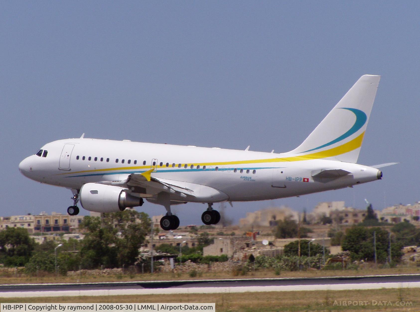 HB-IPP, 2006 Airbus ACJ318 (A318-112/CJ) C/N 2910, A318 HB-IPP of Comlux Aviation.
