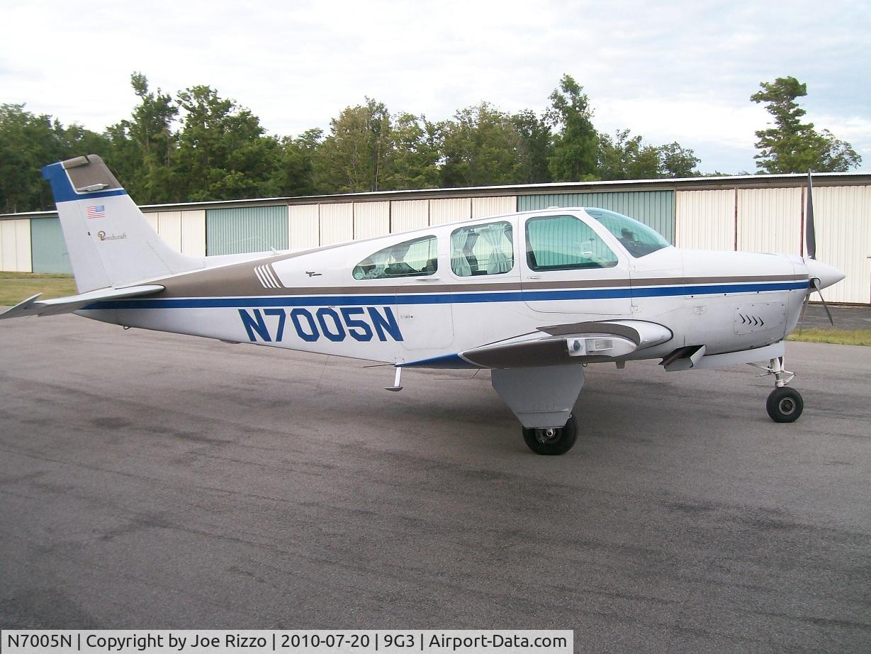N7005N, 1967 Beech E33A Bonanza C/N CE-184, The Bonanza at its new home