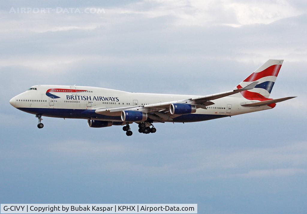 G-CIVY, 1998 Boeing 747-436 C/N 28853, PHX