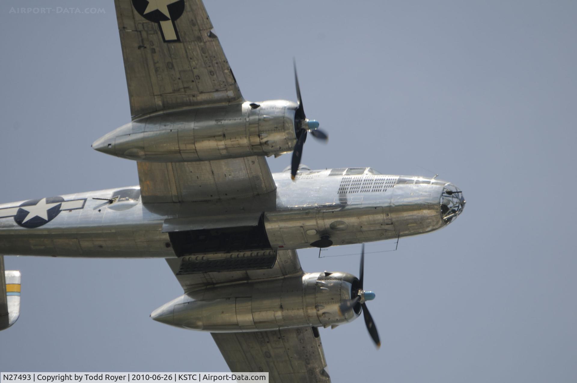 N27493, 1944 North American TB-25K Mitchell C/N 44-29869/108-33144, NORTH AMERICAN B-25J AT THE GREAT MINNESOTA AIR SHOW