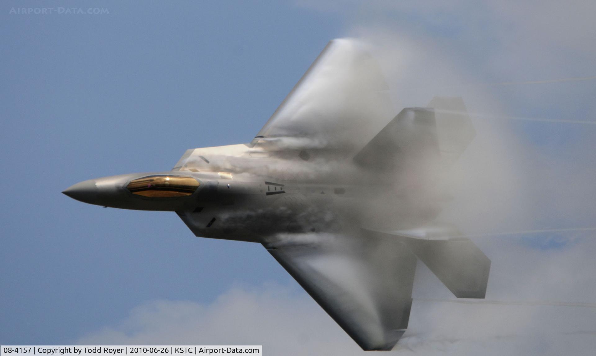 08-4157, 2008 Lockheed F-22A Raptor C/N 4157, F-22 Raptor at the Great Minnesota Air Show
