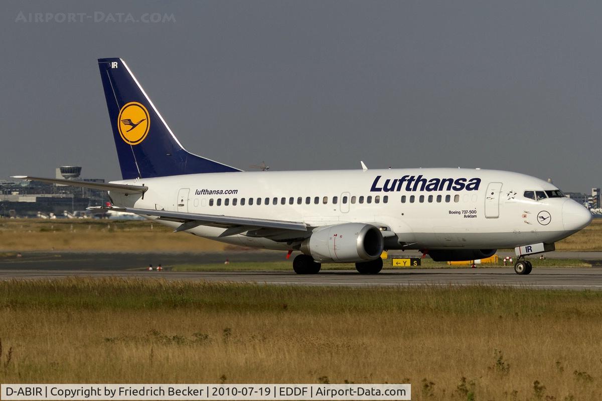 D-ABIR, 1991 Boeing 737-530 C/N 24941, departing via RW18W