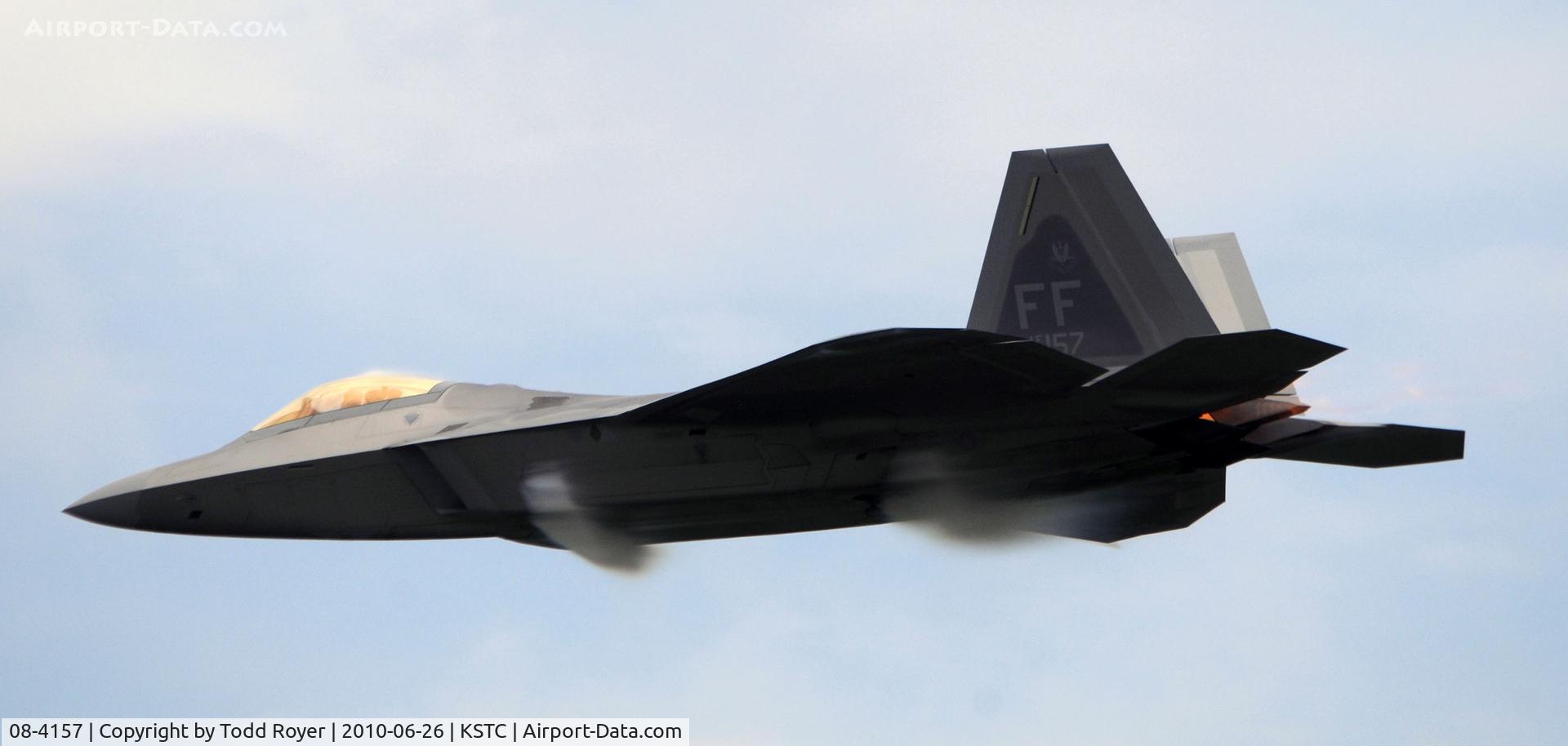 08-4157, 2008 Lockheed F-22A Raptor C/N 4157, F-22 Raptor at the Great Minnesota Air Show