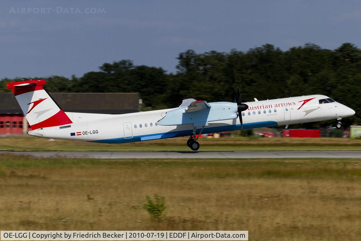 OE-LGG, 2002 De Havilland Canada DHC-8-402Q Dash 8 C/N 4074, lift off