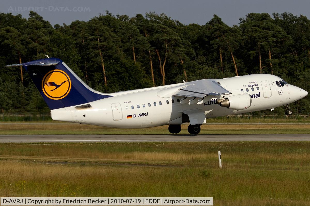 D-AVRJ, 1996 British Aerospace Avro 146-RJ85 C/N E.2277, rotation