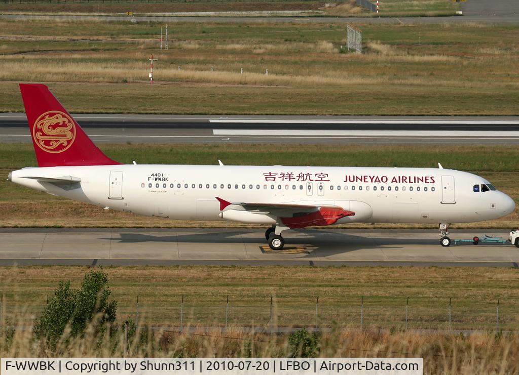 F-WWBK, 2010 Airbus A320-214 C/N 4401, C/n 4401