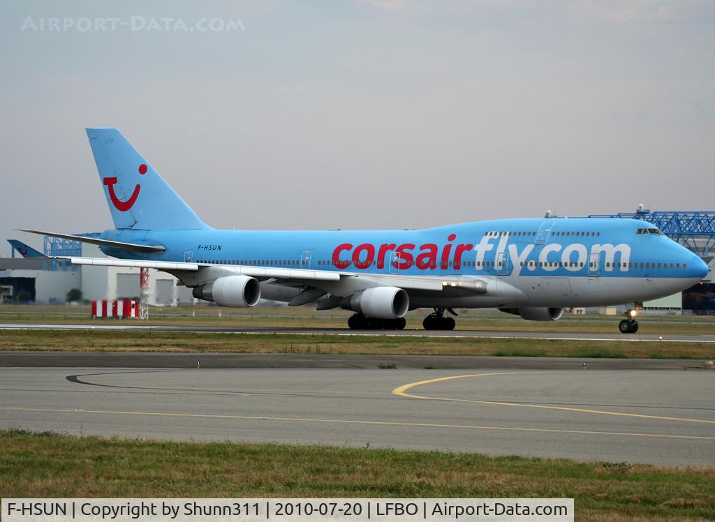 F-HSUN, 1993 Boeing 747-422 C/N 26880, Arriving rwy 32R...