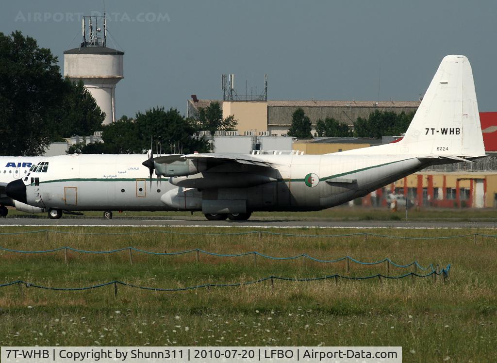 7T-WHB, 1990 Lockheed C-130H-30 Hercules C/N 382-5224, Ready for take off rwy 32R...
