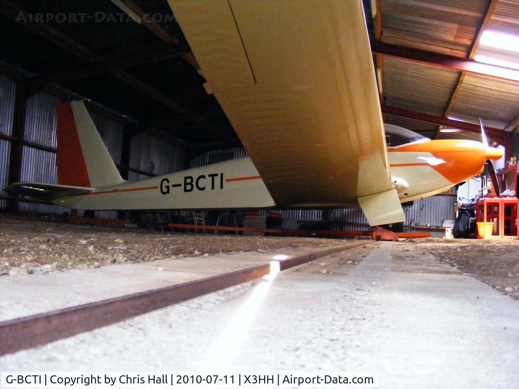 G-BCTI, 1974 Schleicher ASK-16 C/N 16029, at Hinton in the Hedges,