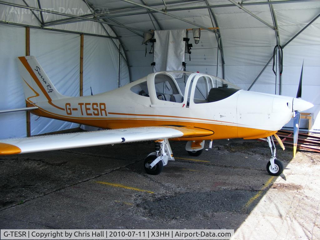 G-TESR, 2008 Tecnam P-2002RG Sierra C/N PFA 333A-14758, at Hinton in the Hedges