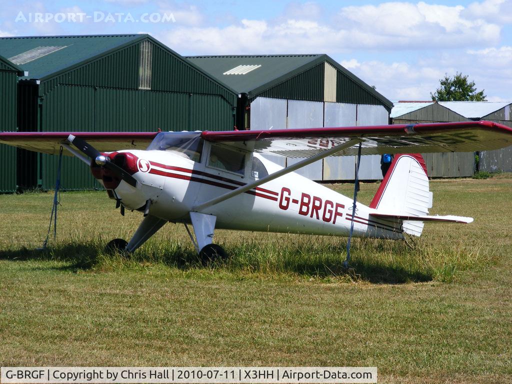G-BRGF, 1947 Luscombe 8E Silvaire C/N 5475, at Hinton in the Hedges