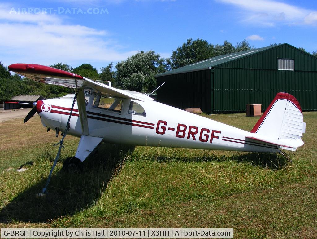 G-BRGF, 1947 Luscombe 8E Silvaire C/N 5475, at Hinton in the Hedges