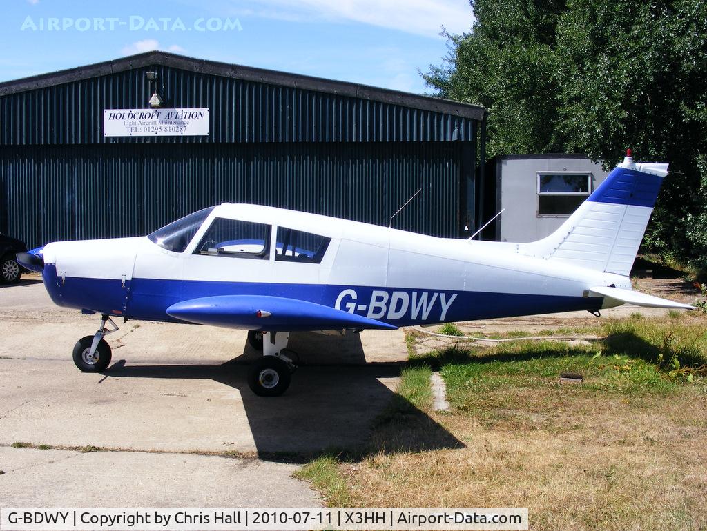 G-BDWY, 1972 Piper PA-28-140 Cherokee Cruiser C/N 28-7225378, at Hinton in the Hedges