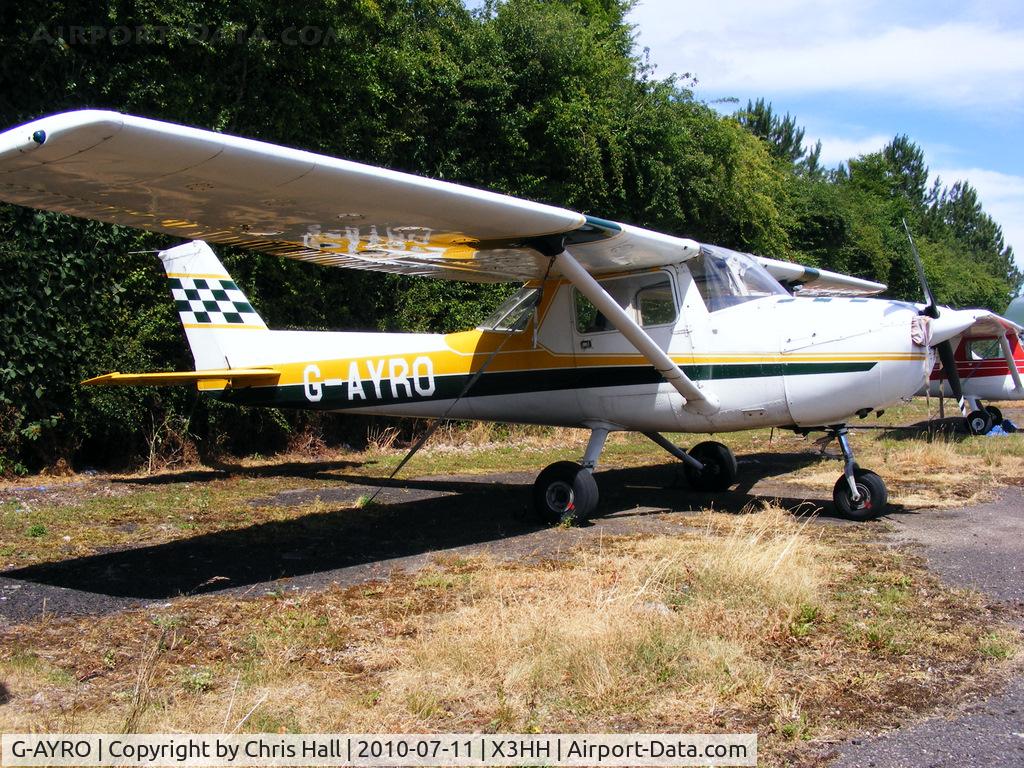 G-AYRO, 1971 Reims FA150L C/N 0102, at Hinton in the Hedges