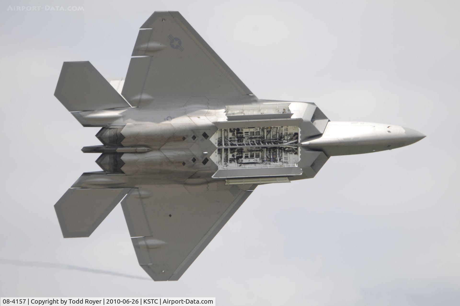 08-4157, 2008 Lockheed F-22A Raptor C/N 4157, F-22 at the Great Minnesota Air Show