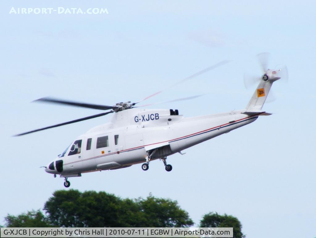 G-XJCB, 2006 Sikorsky S-76C C/N 760616, JCB Excavators Ltd, ferrying race fans from Silverstone after the British Grand Prix