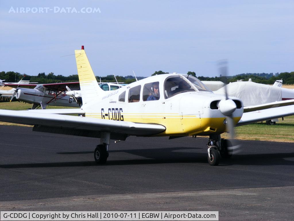 G-CDDG, 1988 Piper PA-28-161 Cherokee Warrior II C/N 2816065, privately owned, Previous ID: HB-PLU