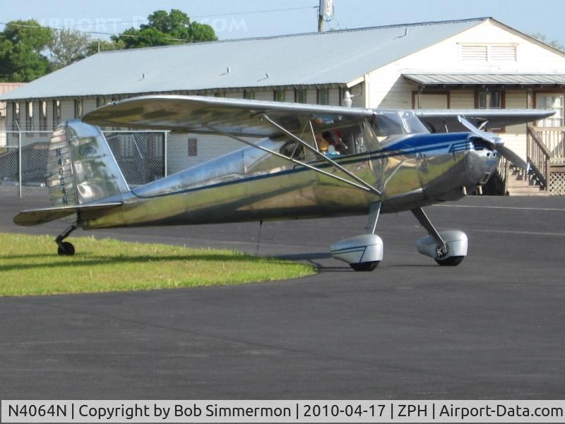 N4064N, Cessna 140 C/N 13512, On the ramp at Zephyrhills, Florida during Sun N Fun week