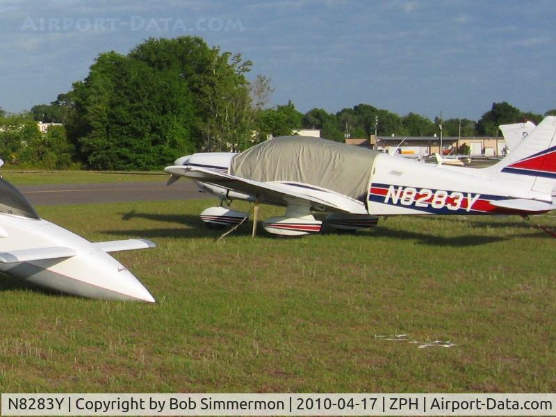 N8283Y, 1980 Piper PA-28-181 C/N 28-8190064, Tied down at Zephyrhills, Florida during Sun N Fun week