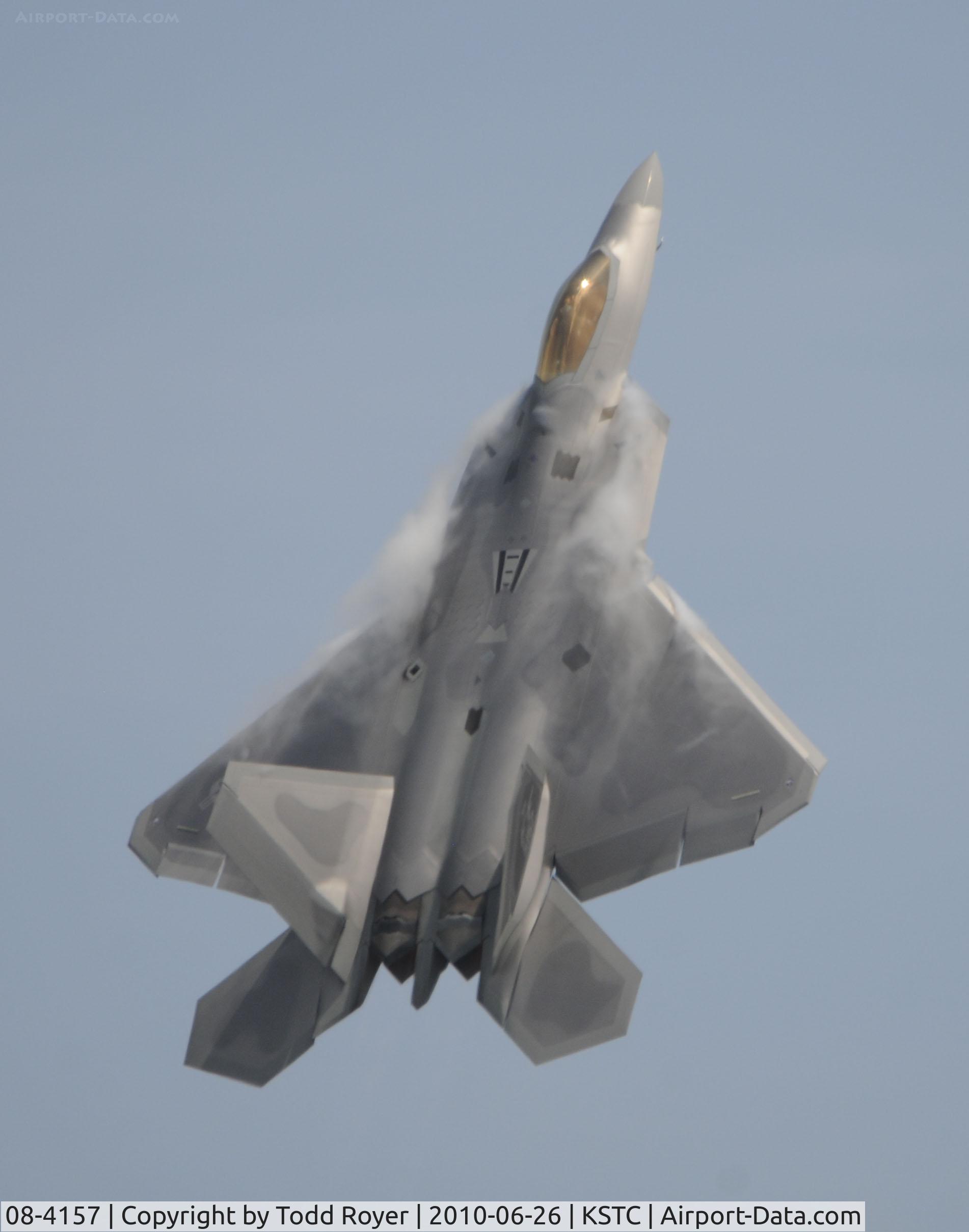 08-4157, 2008 Lockheed F-22A Raptor C/N 4157, F-22 Raptor at the 2010 Great Minnesota Air show