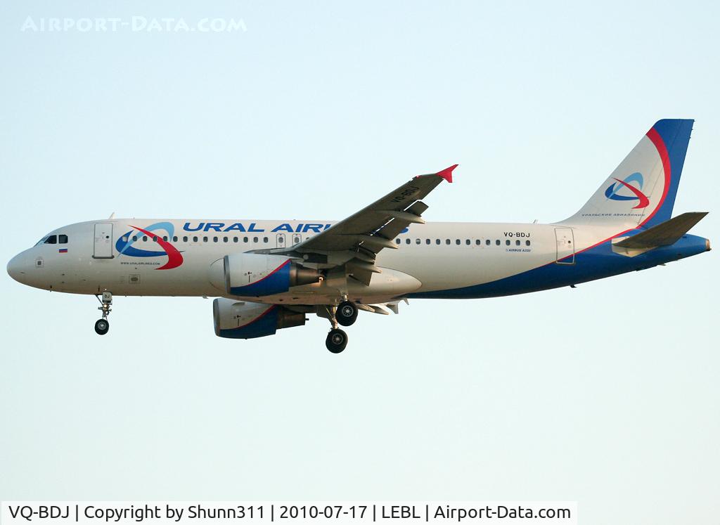 VQ-BDJ, Airbus A320-214 C/N 2175, Landing rwy 25R