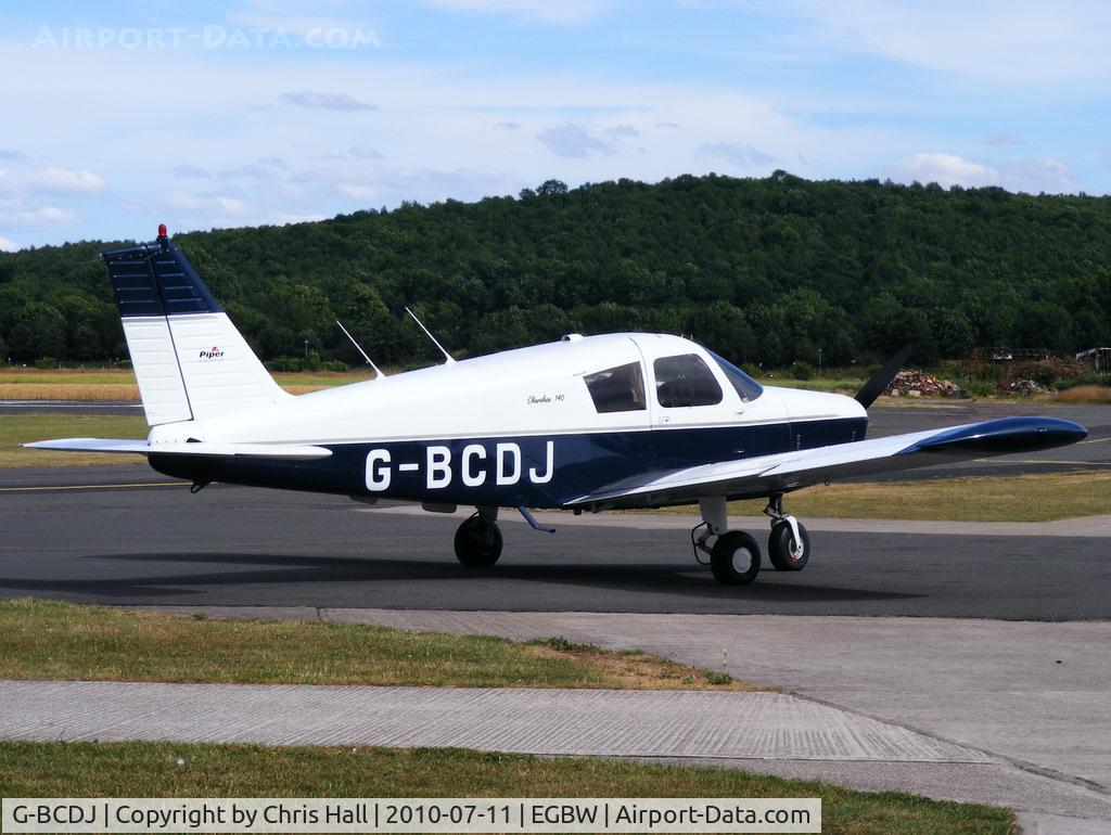 G-BCDJ, 1968 Piper PA-28-140 Cherokee C/N 28-24276, privately owned