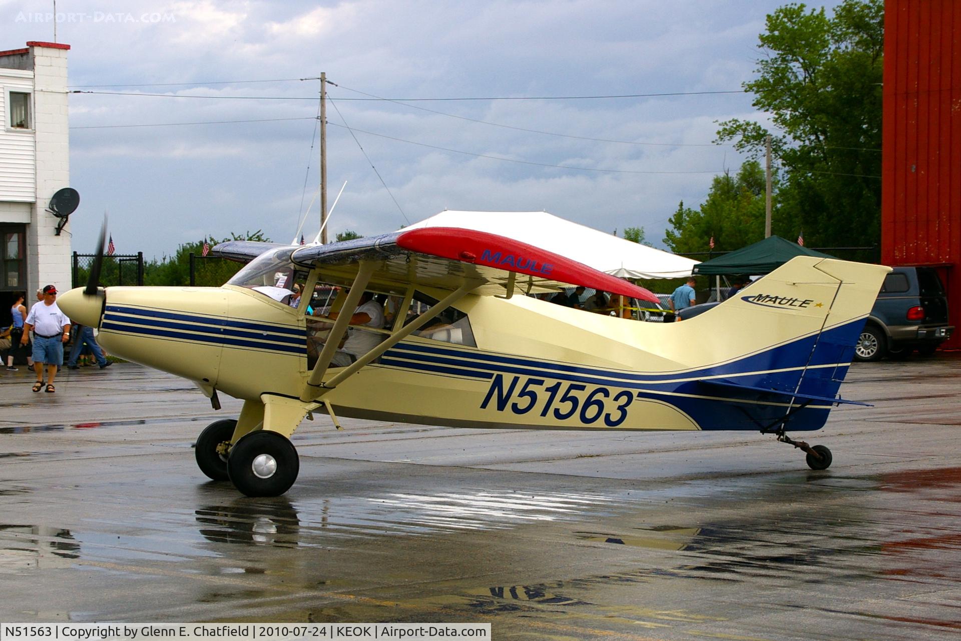 N51563, 1974 Maule M-5-210C Strata Rocket C/N 6015C, Taxiing to RY 14 for departure