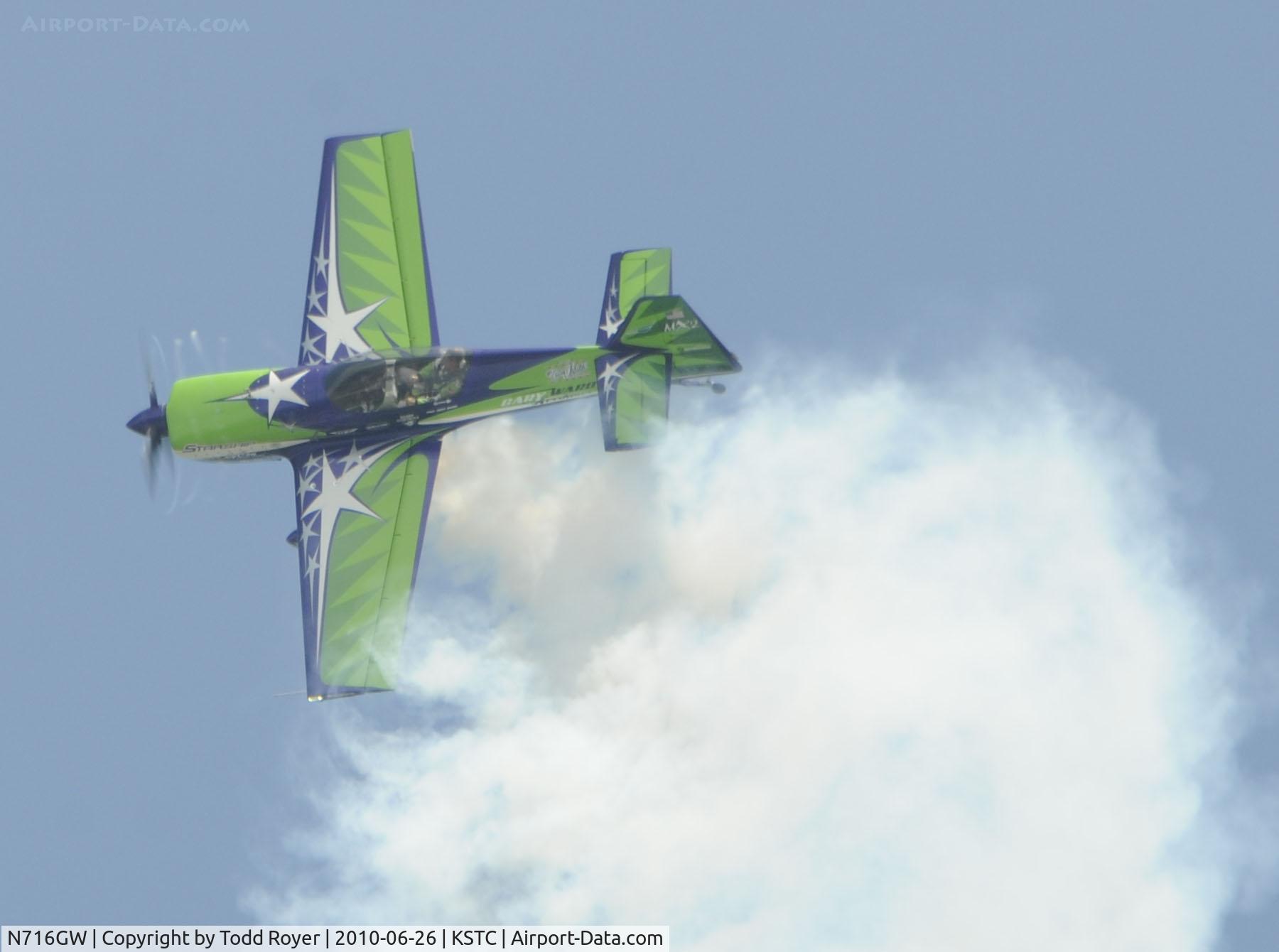 N716GW, 2006 MX Aircraft MX2 C/N 4, performing at the 2010 Great Minnesota Air Show