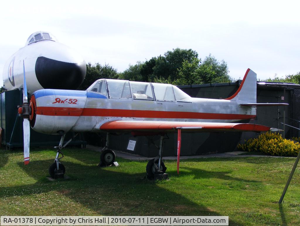 RA-01378, Yakovlev Yak-52 C/N 83 30 04, at the Wellesbourne Wartime Museum