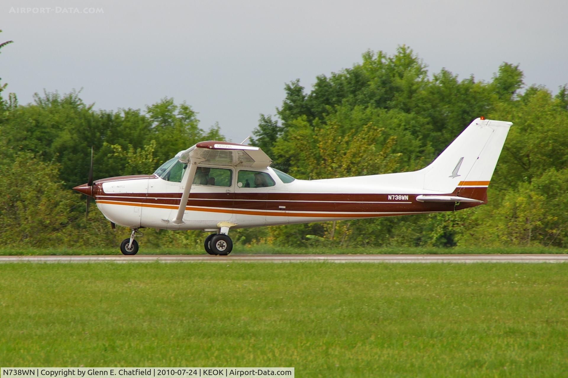 N738WN, 1978 Cessna 172N C/N 17270295, Departing RY 14