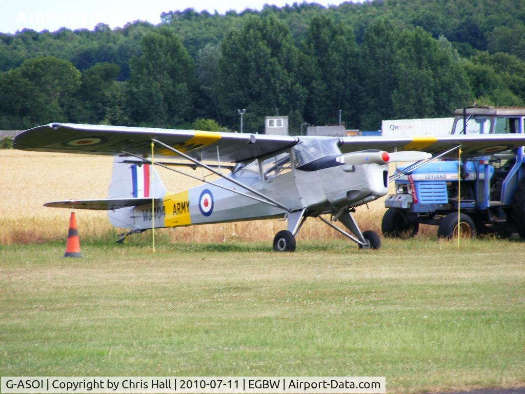 G-ASOI, 1964 Beagle A-61 Terrier 2 C/N B.627, wearing its former Army Air Corps Serial WJ404