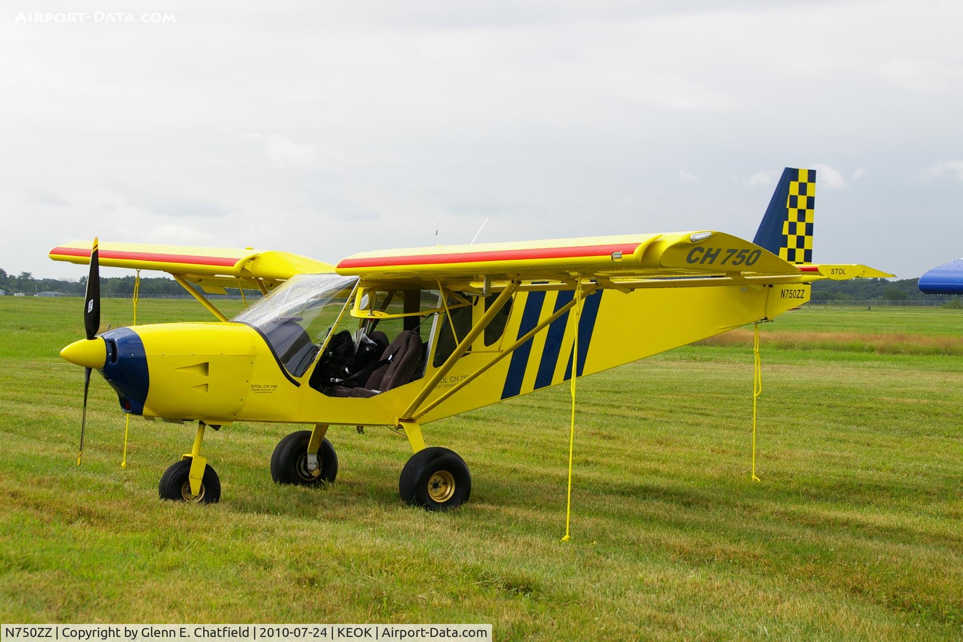 N750ZZ, 2007 Zenith STOL CH-750 C/N 7-6640, Waiting out the rain