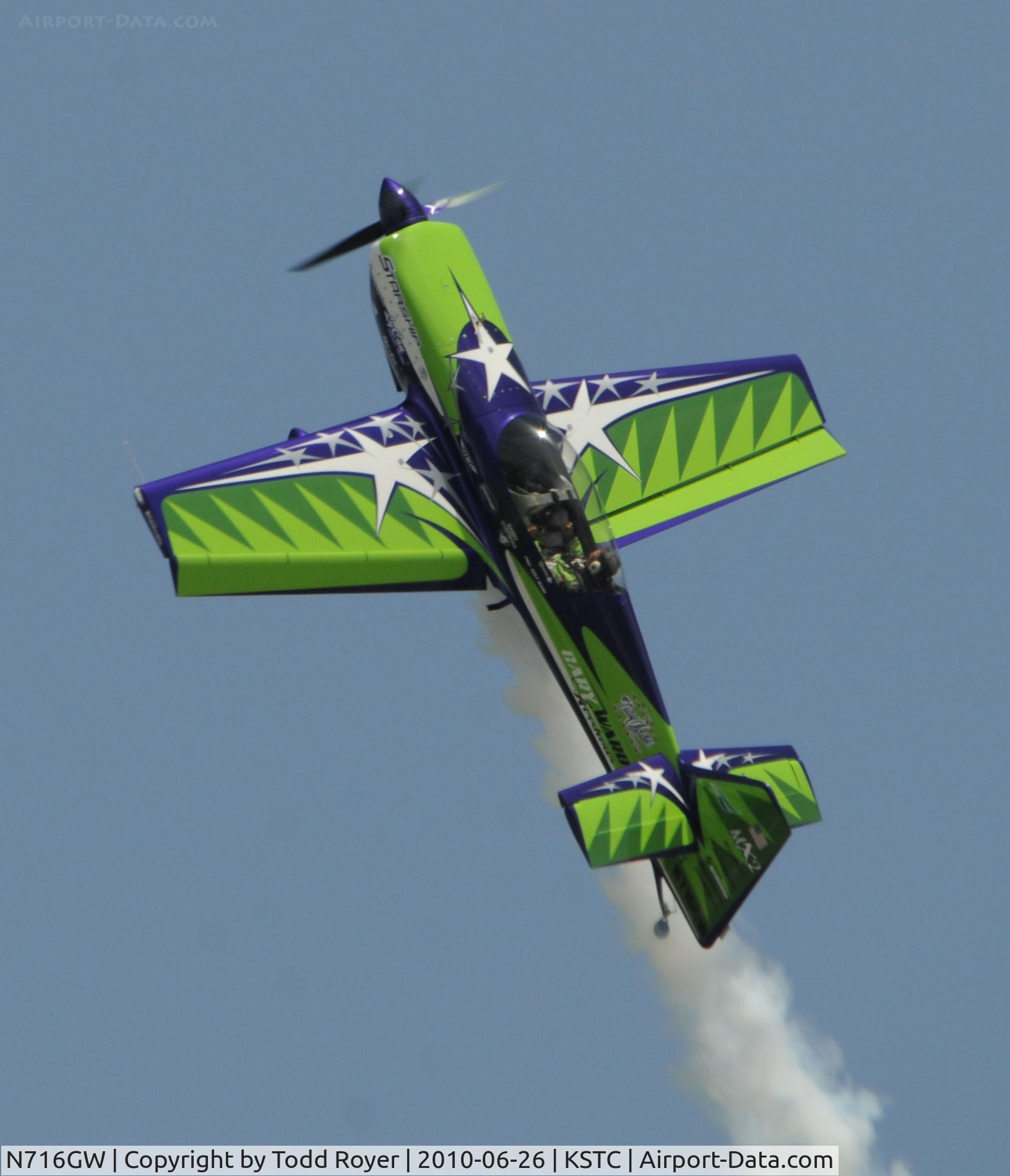N716GW, 2006 MX Aircraft MX2 C/N 4, performing at the Great Minnesota Air Show