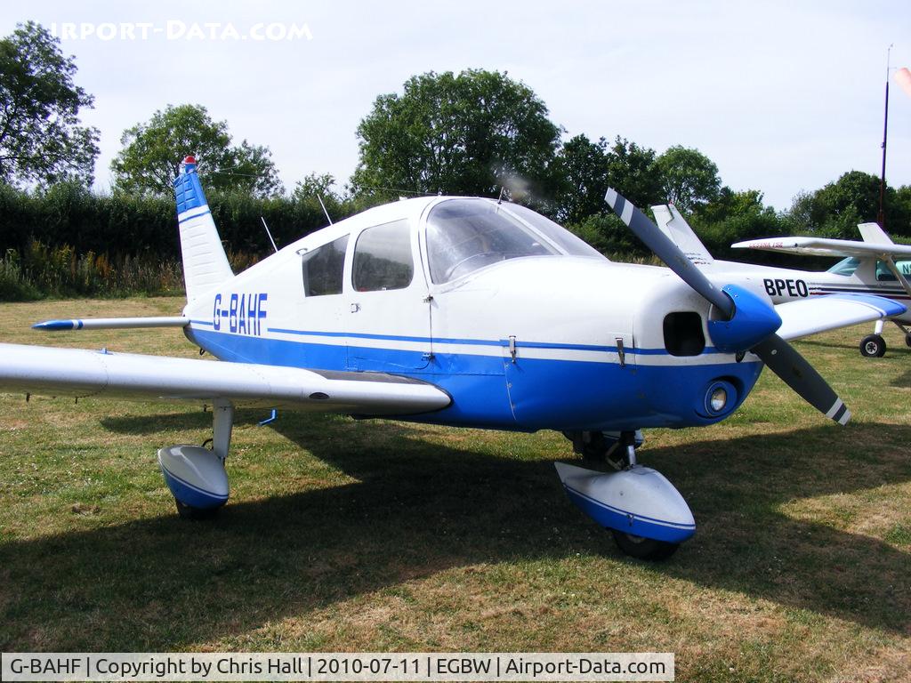 G-BAHF, 1971 Piper PA-28-140 Cherokee C/N 28-7125215, BJ Services (Midlands) Ltd