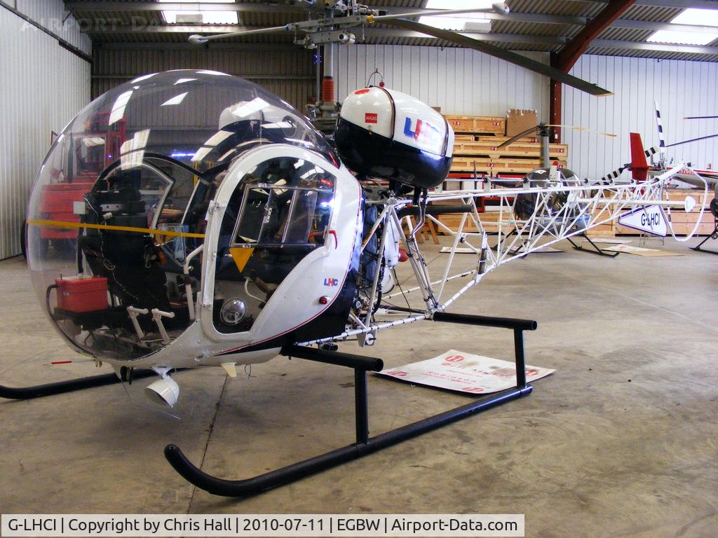 G-LHCI, 1961 Bell 47G-5 C/N 2639, Leamington Hobby Centre Ltd Bell 47G-5