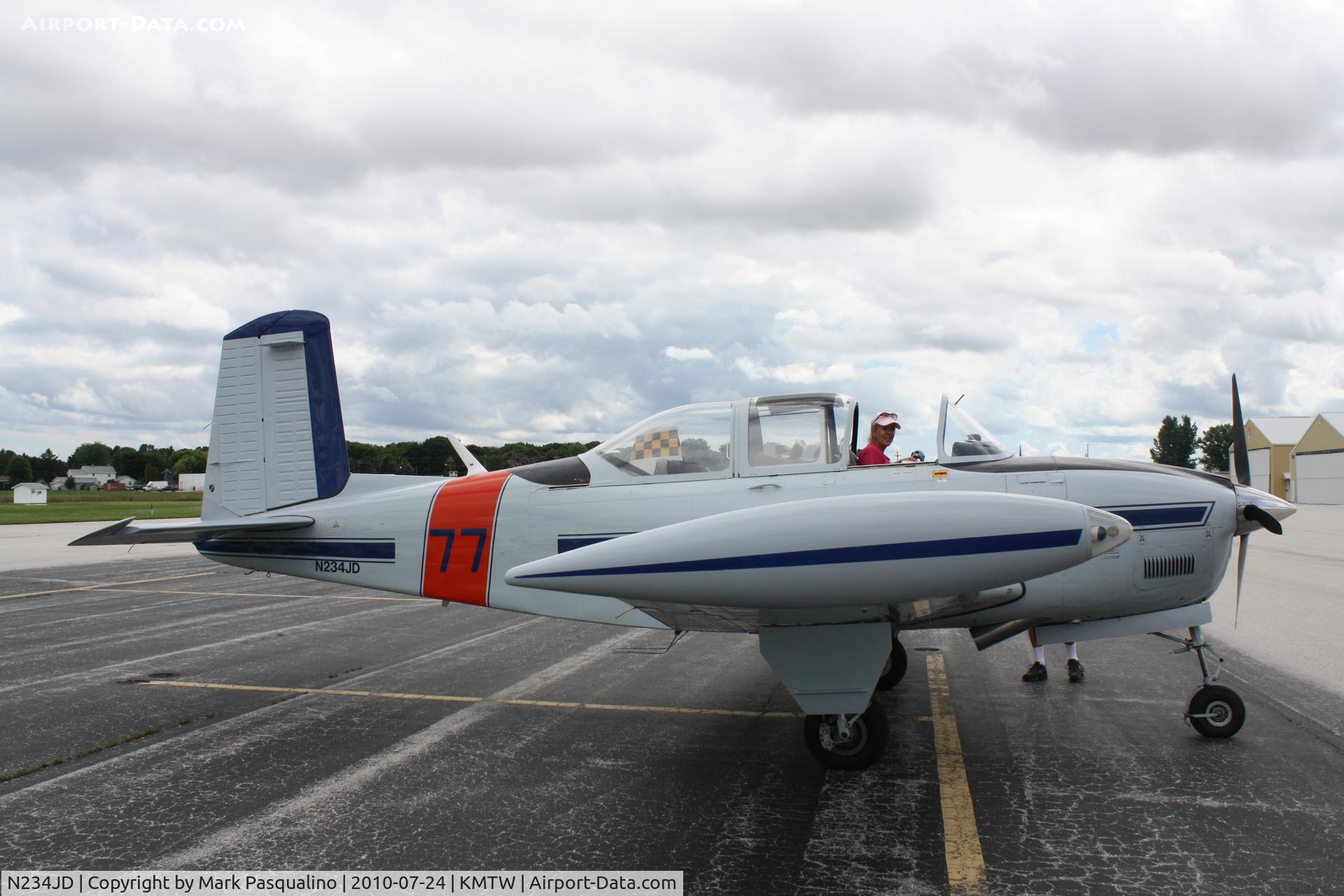 N234JD, 1954 Beech A45 C/N CG-73, Beech T-34A