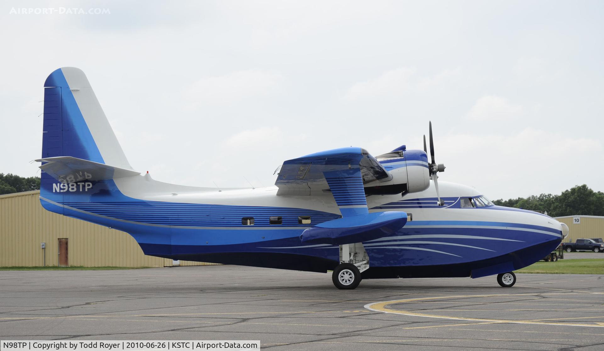 N98TP, 1951 Grumman HU-16B Albatross C/N G-243, preparing to depart St Cloud Regional