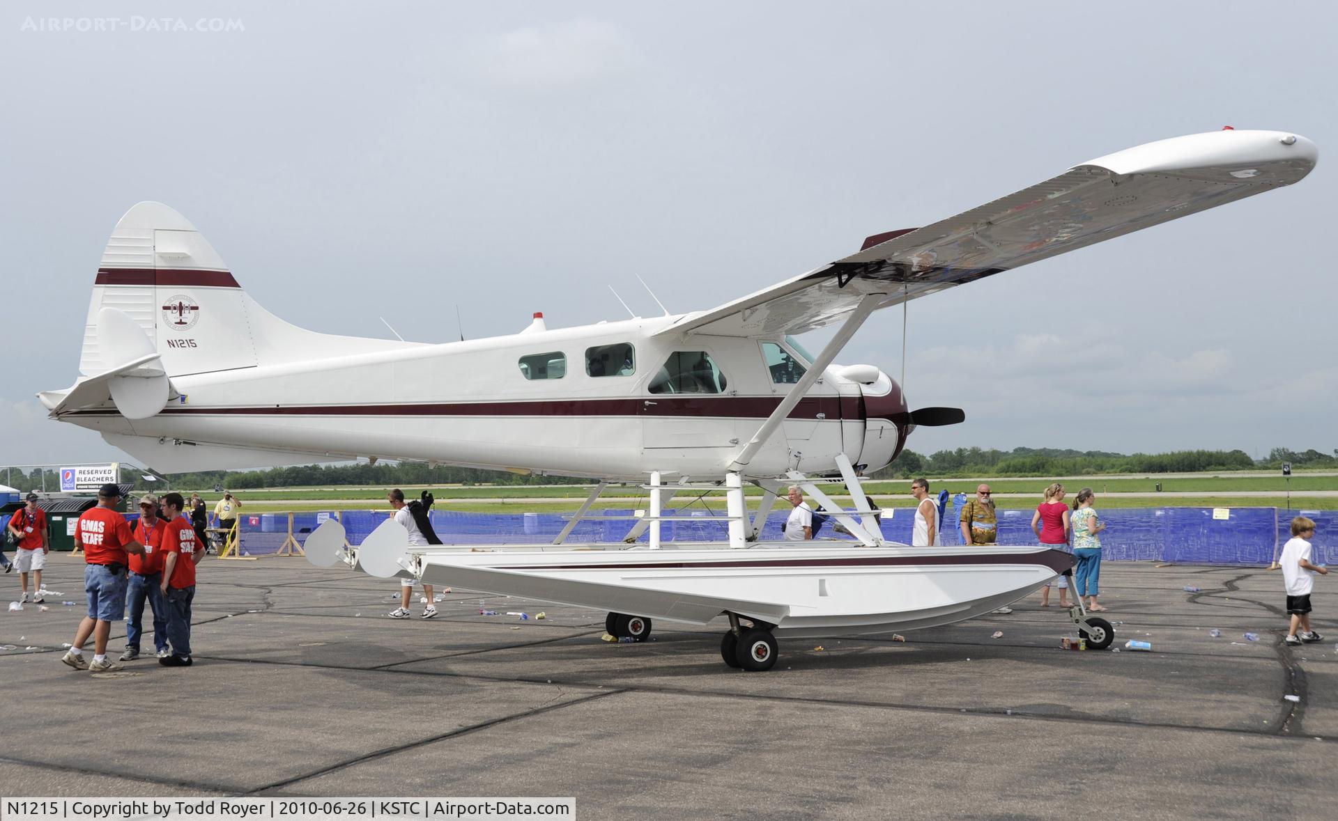 N1215, 1961 De Havilland Canada DHC-2 Beaver Mk.I (L20A) C/N 1479, on display at the 2010 Great Minnesota Air Show