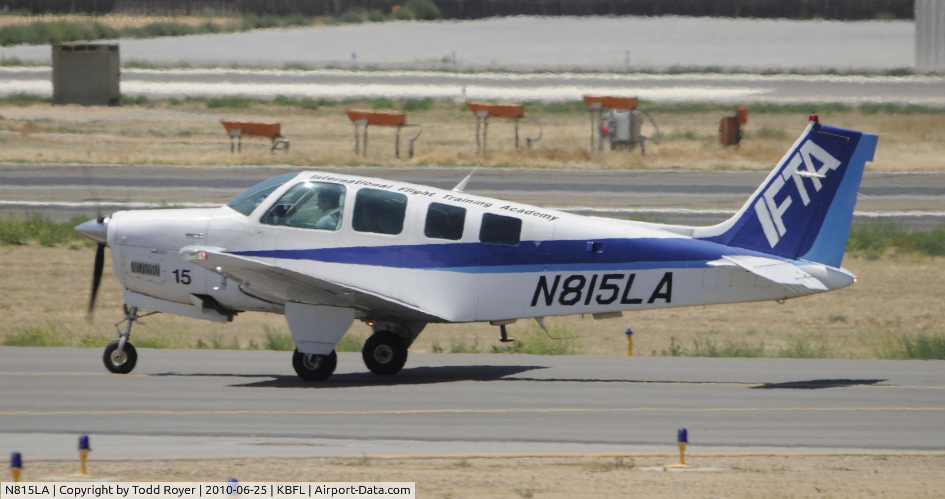 N815LA, 1994 Beech A36 Bonanza 36 C/N E-2850, learning to fly at Bakersfield
