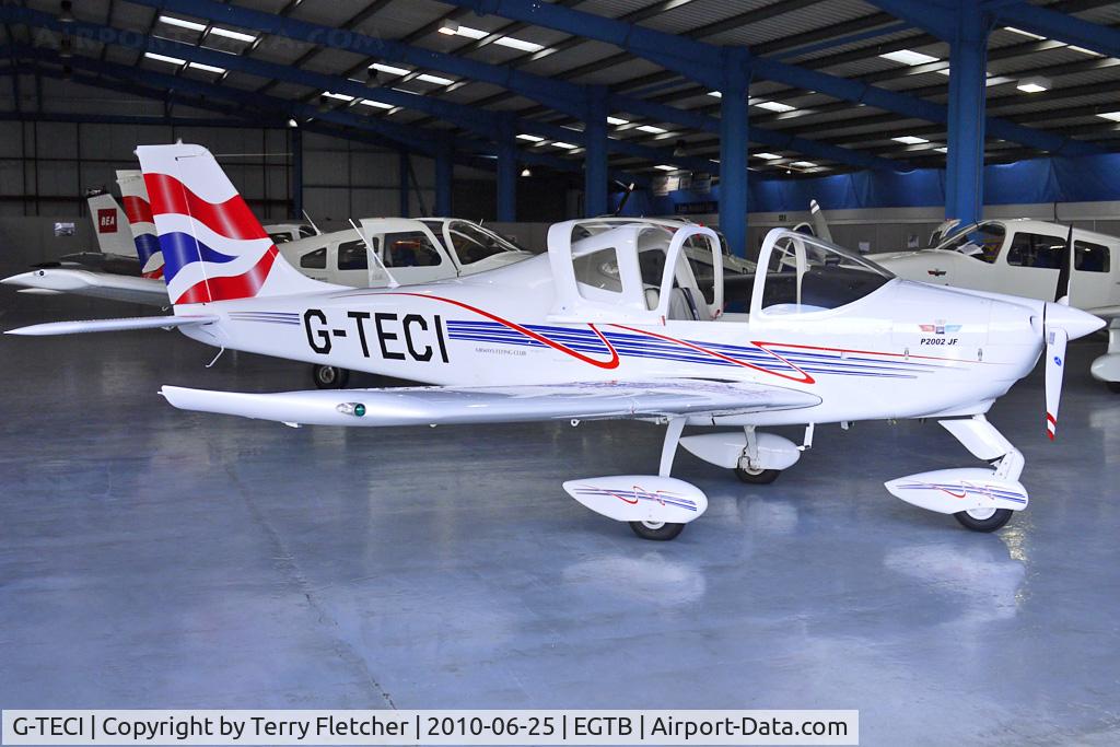 G-TECI, 2010 Tecnam P-2002JF Sierra C/N 127, Technam P2002 exhibited at AeroExpo 2010
