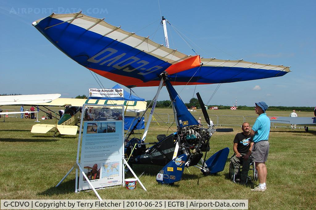G-CDVO, 2005 P&M Aviation Pegasus Quik C/N 8147, Microlight exhibited at AeroExpo 2010