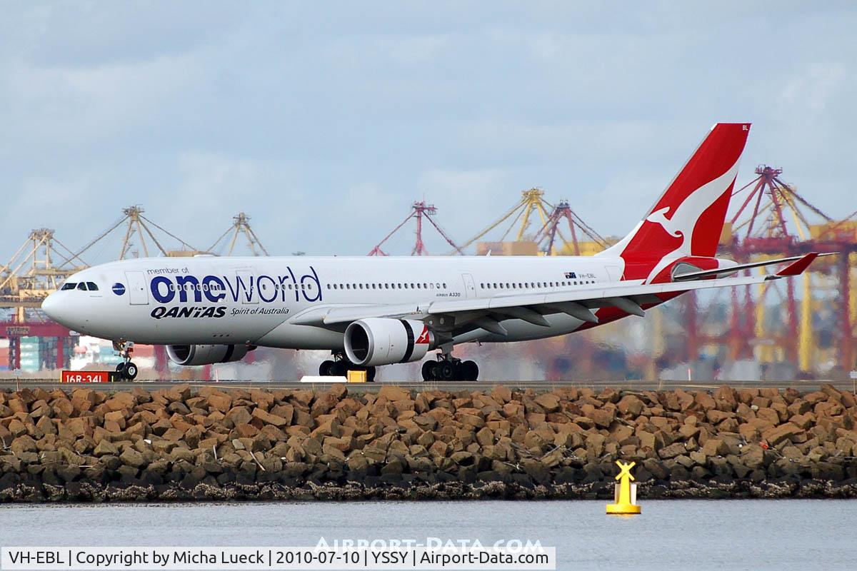 VH-EBL, 2008 Airbus A330-203 C/N 976, At Sydney