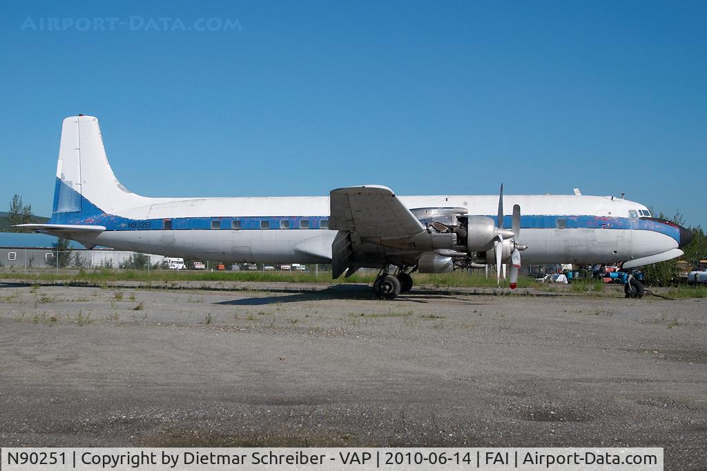 N90251, 1958 Douglas DC-7C Seven Seas C/N 45367, Brooks Air DC7