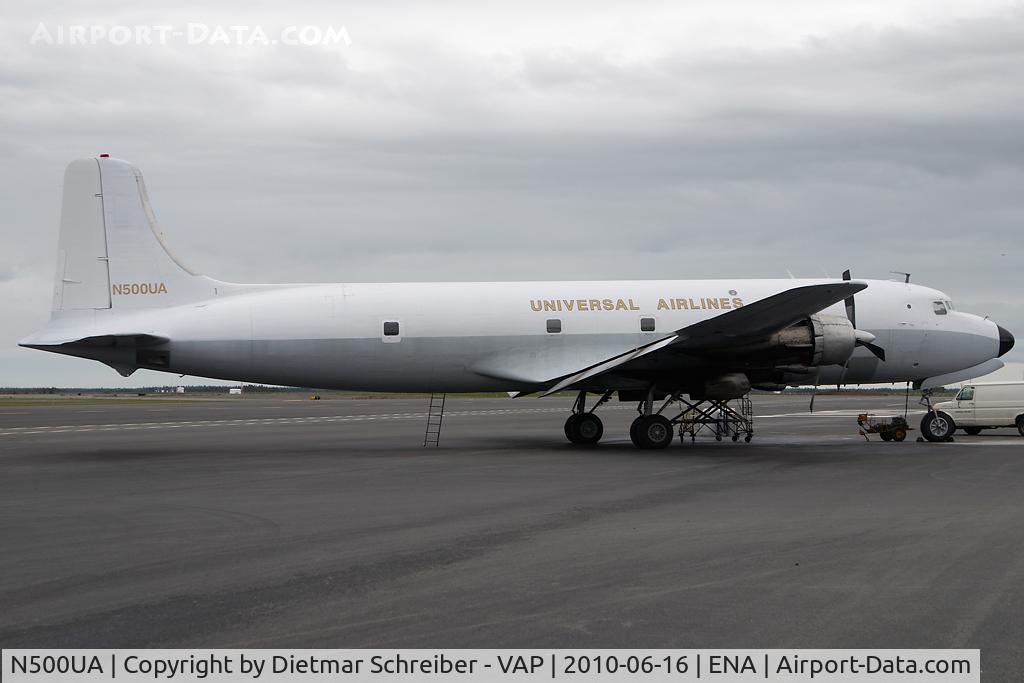 N500UA, 1953 Douglas C-118A Liftmaster (DC-6A) C/N 44597, Universal Airlines DC6