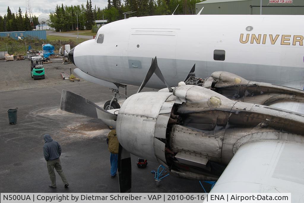 N500UA, 1953 Douglas C-118A Liftmaster (DC-6A) C/N 44597, Universal Airlines DC6