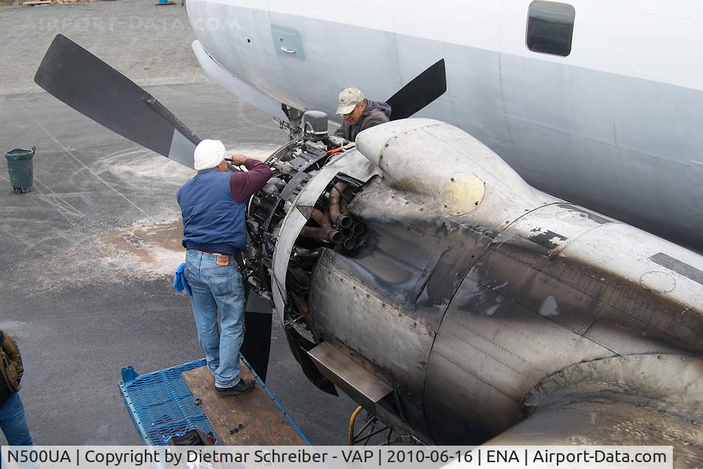N500UA, 1953 Douglas C-118A Liftmaster (DC-6A) C/N 44597, Universal Airlines DC6